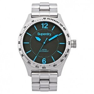 Superdry Herrenuhr Battalion Steel SYG10