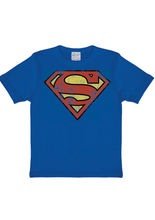Superman - Kinder T-Shirt Logo, azure bl