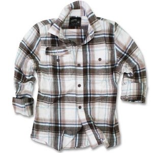 Surplus Wood Cutter Shirt brown karo (Ab