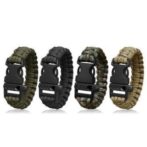 Survival Paracord Armband Whistle
