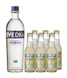 Svedka Wodka 0,7l + 6x Fever Tree Bitter