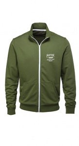 Sweat-Jacke aus Baumwoll-Mix