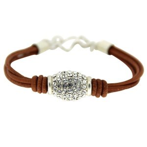Sweet Deluxe Armband Imen silber camel