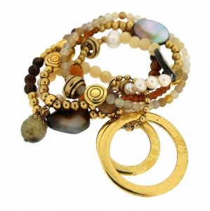 Sweet Deluxe Armband Nele gold-braun