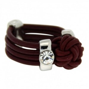 Sweet Deluxe Ring Jeanette silber-rot