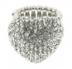 Sweet Deluxe Ring Siiri silber-crystal