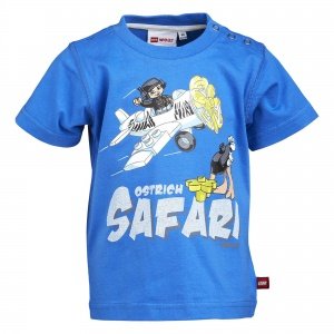 T-Shirt 1/4 Arm blau