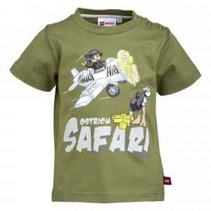 T-Shirt 1/4 Arm grün