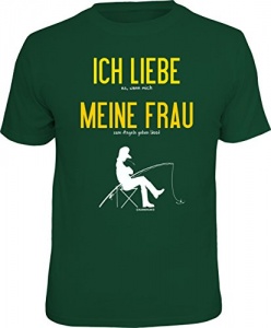 T-Shirt Angler Ich Liebe Meine Frau