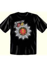 T-Shirt Born in GDR, schwarz
