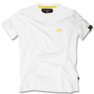 T-Shirt Classic T weiss / gelb (Abverkau