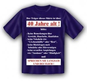 T-Shirt *Der Träger dieses Shirts ist üb