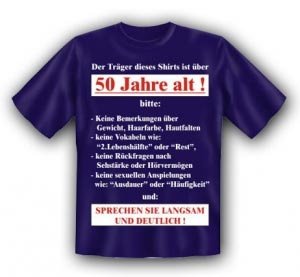 T-Shirt *Der Träger dieses Shirts ist üb