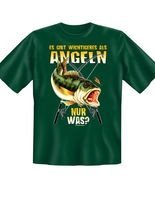 T-Shirt Es gibt wichtigeres als Angeln..