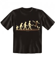 T-Shirt Evolution Fußballer