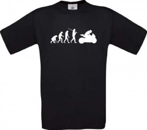 T-Shirt Evolution Motorrad