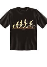 T-Shirt Evolution Radfahrer