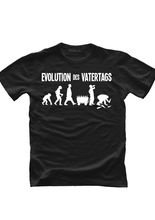 T-Shirt Evolution des Vatertags Vatertag