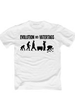 T-Shirt Evolution des Vatertags Vatertag