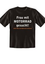 T-Shirt Frau mit Motorrad gesucht...
