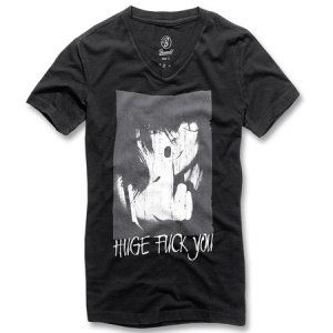 T-Shirt Huge Fuck You schwarz