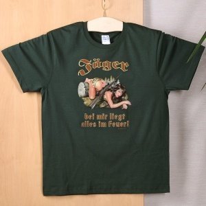T-Shirt Jäger bei mir liegt alles im Feu