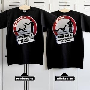 T-Shirt Junggesellenabschied Verkehrsmän