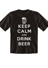 T-Shirt Keep Calm and Drink Beer