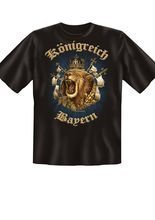 T-Shirt Königreich Bayern, Löwe