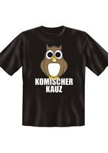 T-Shirt Komischer Kauz