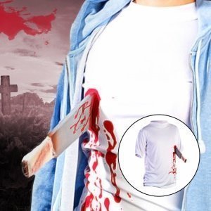 T-Shirt - Machete in der Brust