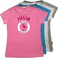 T-Shirt Mädchen (Kurzarm) mit Name