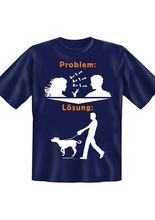 T-Shirt Problemlösung Gassi gehen