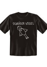 T-Shirt Schräger Vogel