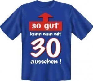 T-Shirt: So gut kann man mit 30 aussehen