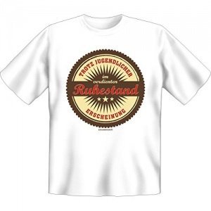 T-Shirt Trotz jugendlicher Erscheinung