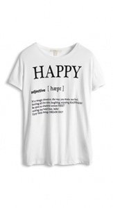 T-Shirt + Typo-Print