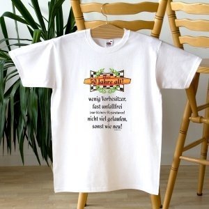T-Shirt Über 50 Jahre alt