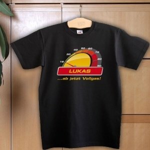 T-Shirt Vollgas zum 18. Geburtstag