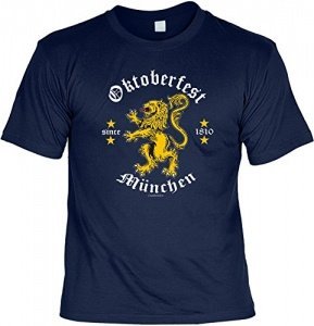 T-Shirt Oktoberfest Goldener Löwe