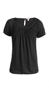 T-Shirt aus Baumwoll-Modal-Mix