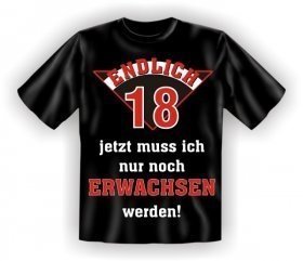 T-Shirt endlich 18