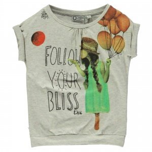 T-Shirt grey melange 7016