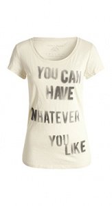 T-Shirt im Knitter-Look