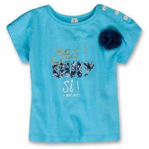 T-Shirt kurzarm 80 türkis