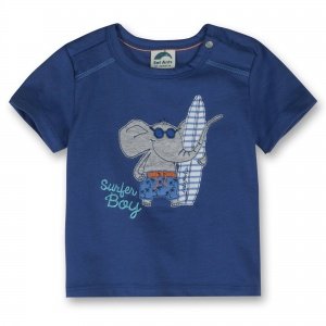 T-Shirt kurzarm nautical blue