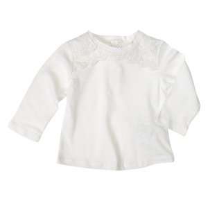 T-Shirt langarm weiß