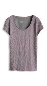 T-Shirt mit Animal-Print