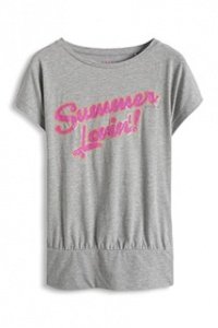 T-Shirt mit schillernder Pailletten-Stic