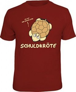 T-Shirt zur Entschuldigung: Schuldkröte